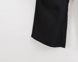 Minut two-way button strap long wide slacks