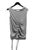 Mephi Shirring Hood Sleeveless