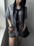 [ MADE / Tie Set ] Silk Stripe Classic Shirt Short Sleeve Version