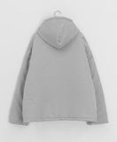 Kitel Check Color Matching Hood Padding Jumper