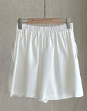 Cordeli Two Button Pin Tuck Banding Shorts