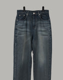 Embo Denim Wide Jeans