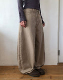 Lapu Check Pocket Wide Pants