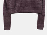 Sabine Stripe Color Matching V-Neck Long Sleeve Knit