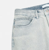 Delf Ice Washed Wide Denim Pants