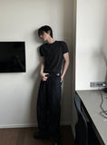 Cut muscle fit T-shirt