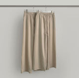 Linen Banding Wide Pants