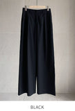 Chev Stripe Pintuck Wide Slacks