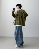 Layered Slit Short Sleeve T-shirt