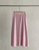 Diane Banding Flared Long Skirt