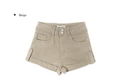 Inic Two-Button Roll-Up Pocket Shorts