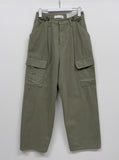 724 Peach Adjust Cargo Wide Pants