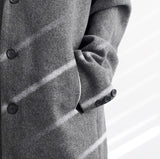 Zao Color Matching Long Coat