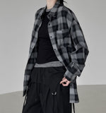 Gingham Overfit Check Shirt