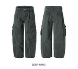 Forty Pigment Pintuck Wide Cargo Pants