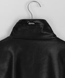 [unisex] Ecued leather over jumper
