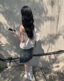 Kino Washing Denim Mini Skirt