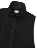 [AG] Nylon Hidden Hood Crop Vest
