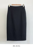 Renne Peplum H-Line Skirt