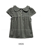 Ain Ribbon Short Sleeve Blouse