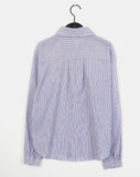 Loit Stripe Loose Fit Long Sleeve Shirt