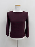 Striped Three Quarter T-shirt