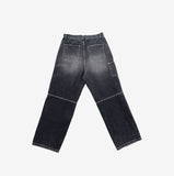 (Unisex) Liza Pocket Wide Denim Pants