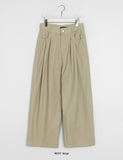 Delnity pintuck wide cotton pants