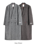 Grace Herringbone Wool Coat