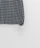 [unisex] Baden Check String Over Hood Shirt