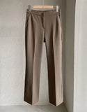 Easy Fit Brushed Banding Bootcut Pants