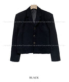 Lambus crop tweed jacket