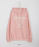 Lesen Heart Printed Hoodie