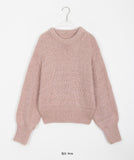 Comfy Hairy Round Knit