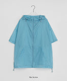 [unisex] Quken Summer Hood Short Sleeve Wind Jumper