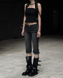 Sarah Capri Denim Pants