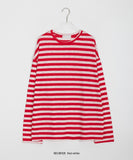 [unisex] Nazuna Summer Linen Stripe Over Knit