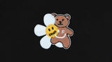 Flower Bear Embroidery Pique Short Sleeve Tee