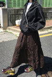 SUEDE WRINKLE LONG SK