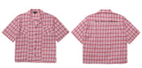 Newtro Open Collar Check Short Sleeve Shirt