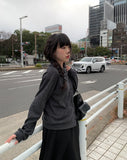 Piyu Unbalance Diagonal Button Cardigan
