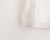 Blena Heart Strap Button Lace Cropped Sleeveless Blouse