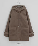 Tulp Hood Quilting Half Coat