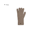 Levon Angora Glove Fingerhole Knit Gloves