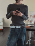 Howdy Muscle Fit Ribbed Knit