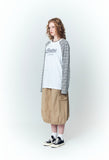 Bare Chain Stripe Raglan Long Sleeve