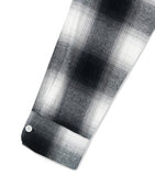 CUT OFF FLANNEL CHECK SHIRT
