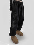 Lehman Lettering Brushed Jogger Pants