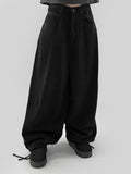 Merkle brushed wide pants