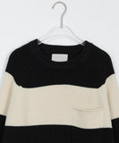 [unisex] Netoy Pocket Stripe Knit